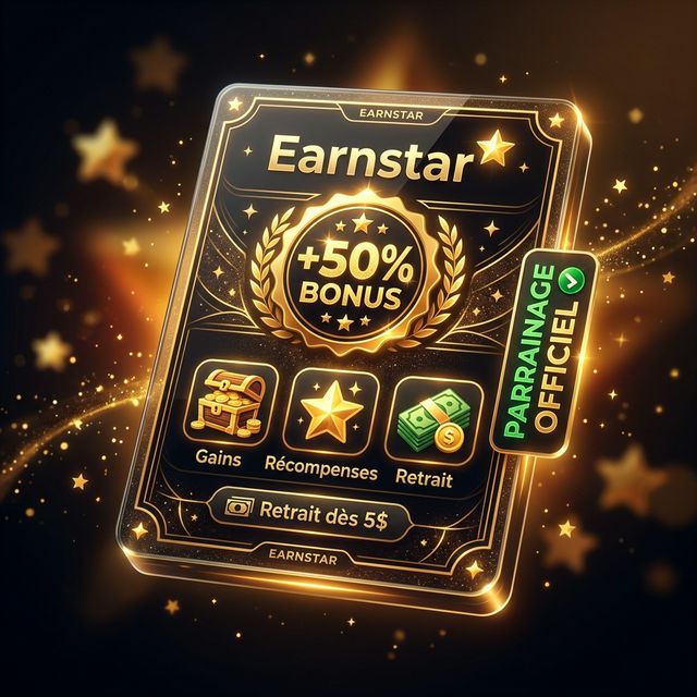 Preuve de parrainage Earnstar : +50% bonus et coffres mystères dès 5$
